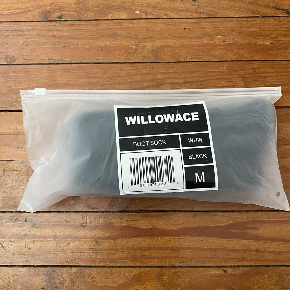 Willowace Alpaca Wool Boot Socks Black 6.5-9 Men’s Medium